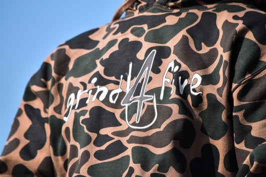 grind4five Old Skool Duck Camo Hoodie